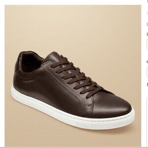 Charles Tyrwhitt Leather Sneakers  Dark Chocolate Mens Size US 10